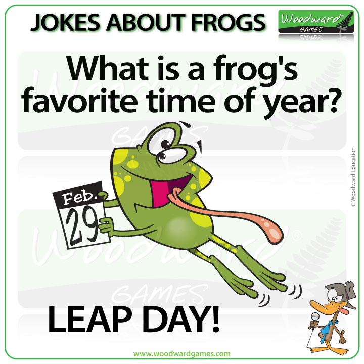 What is a frog’s favorite time of year? Jokes about Frogs – Woodward ...