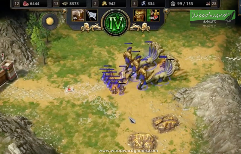 Myth units Collosus and Hydra in Age of Mythology: Retold - Woodward Games