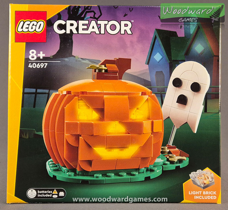 LEGO Halloween Pumpkin - Jack O'Lantern in LEGO - Creator Set 40687 Box