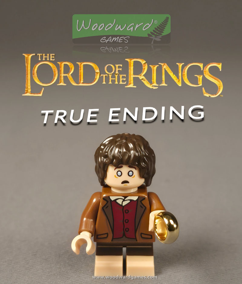 Lord of The Rings TRUE Ending - Deleted Scene of Frodo at Mount Doom - LEGO animation by Woodward Games